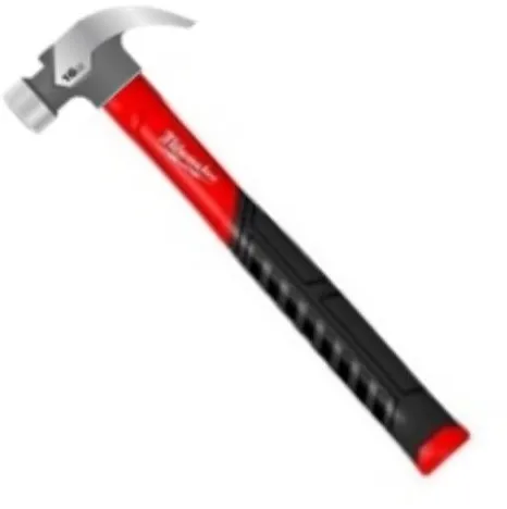 Milwaukee klohammer Bøyd i glassfiber 450g