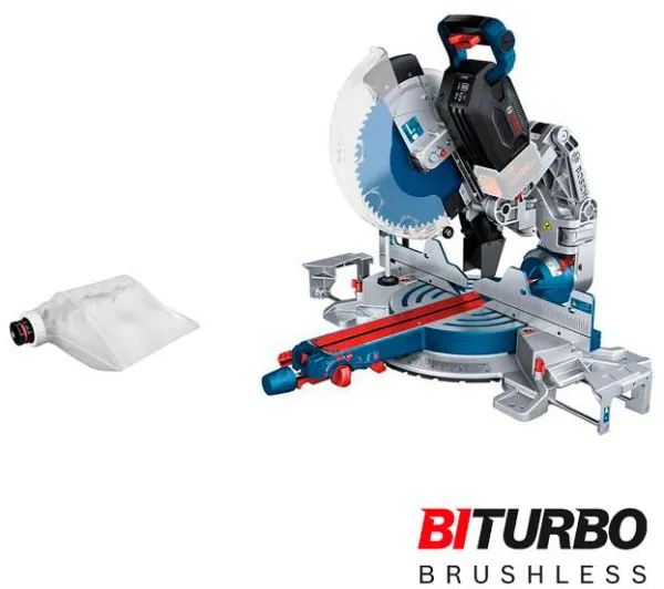 Bosch batteridrevet kapp- og gjærsag GCM 18V-305 GDC SOLO - BiTurbo