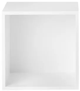 Muuto Stacked Hyllesystem Medium med Bakplate Hvit