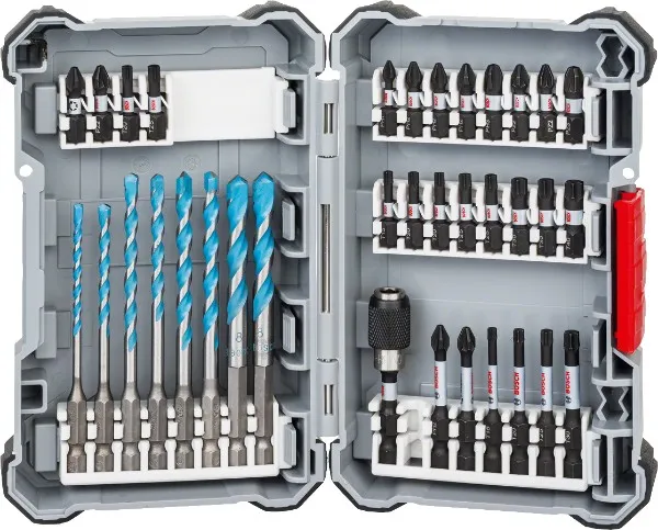 Bosch sett med bits til Impact Control-skrutrekker, 35 stk.